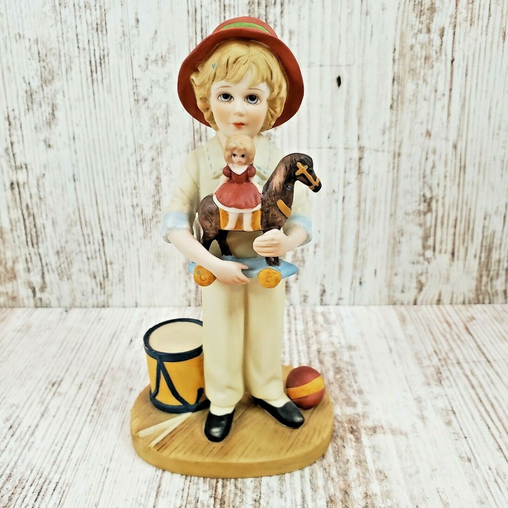 Jan Hagara Figurine Jody and the Toy Horse 1983-84 Limited Edition Porcelain